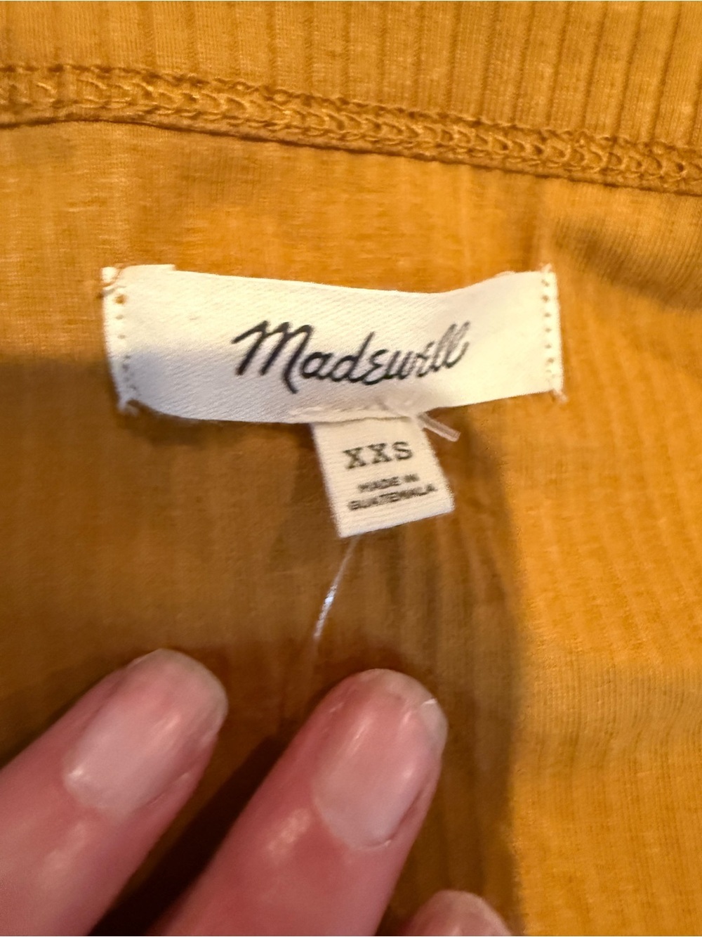 Madewell Tailored Crop Tank in Sleekhold Size XXS NWT - Picture 8 of 11